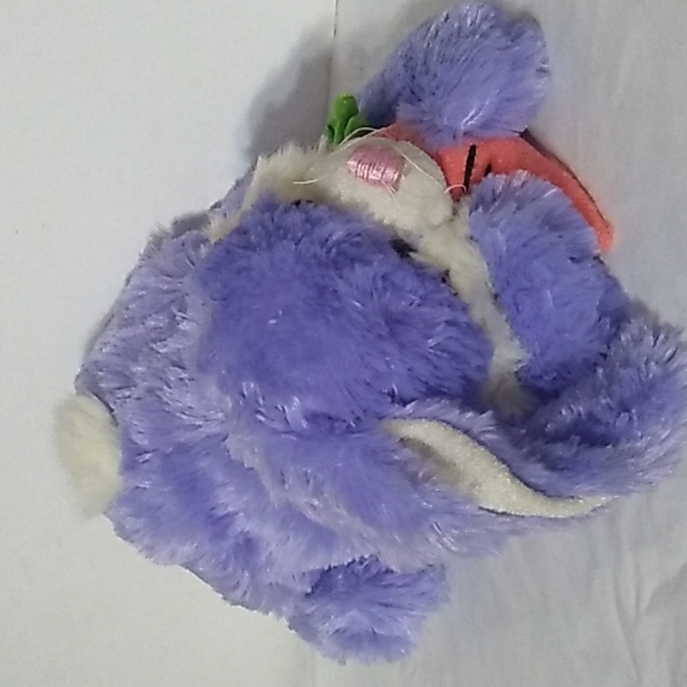 Purple Easter Bunny Rabbit Soft Plush Stuffed Animal Toy